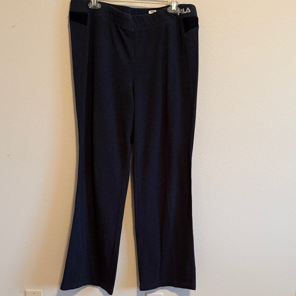 Fila Women's Dark Gray Track Pants - Picture 2 of 5